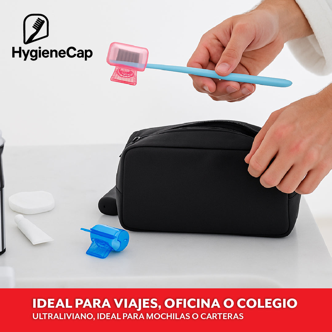 HygieneCap™ – Protector higiénico portátil para cepillos