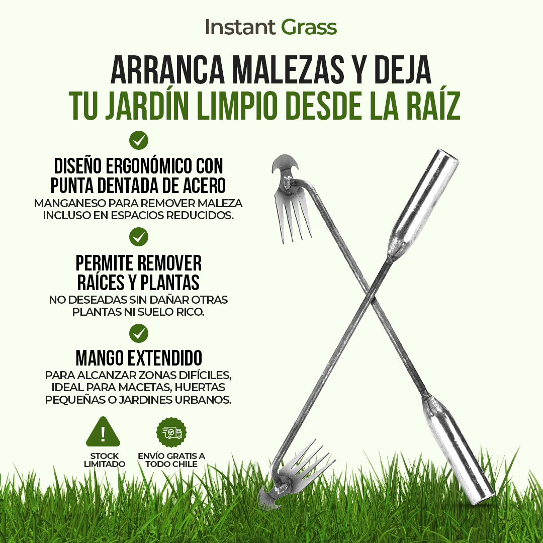 Instant Grass - El jardín limpio que quieres, sin esfuerzo y sin dolor.