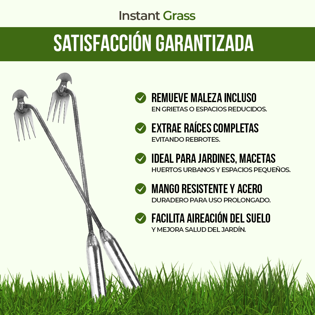 Instant Grass - El jardín limpio que quieres, sin esfuerzo y sin dolor.