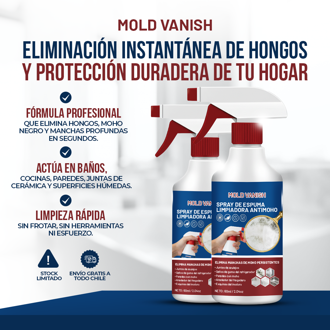 Mold Vanish™ - El moho se va, la limpieza queda.