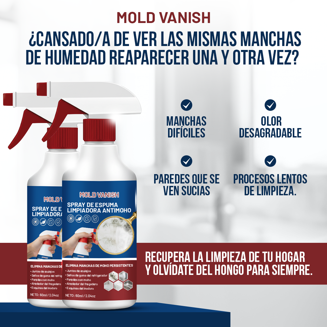 Mold Vanish™ - El moho se va, la limpieza queda.