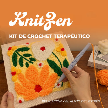 KnitZen™ - Kit de crochet terapéutico