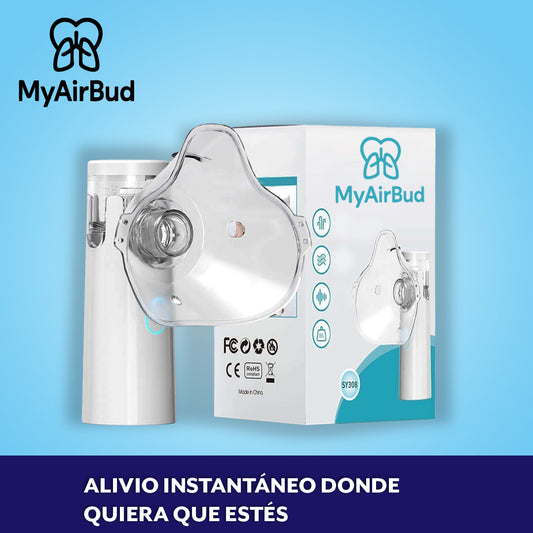 MyAirBud™ - Tu Compañero de Viaje para Respirar Mejor