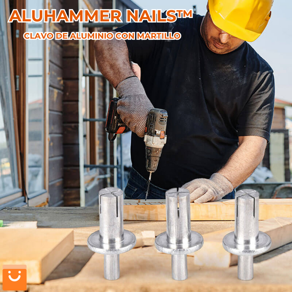 ALUHAMMER NAILS™ - CLAVO DE ALUMINIO CON MARTILLO