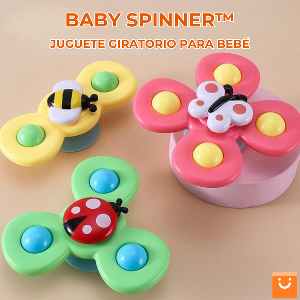 BABY SPINNER™ - JUGUETE GIRATORIO PARA BEBÉ (PACK DE 3)