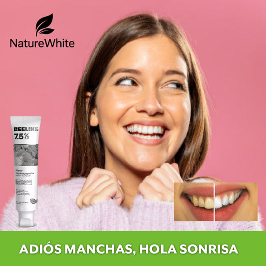 NatureWhite™ – Sonríe sin manchas ni químicos