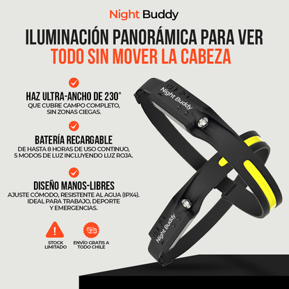 NightBuddy™ - Ve más, trabaja mejor, muévete seguro.
