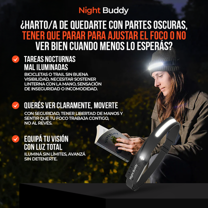 NightBuddy™ - Ve más, trabaja mejor, muévete seguro.