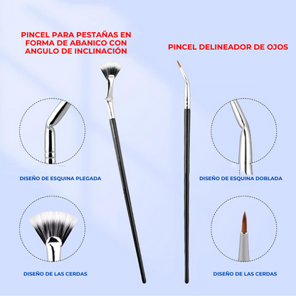 LashLux™ - Cepillo en abanico para rímel 120°