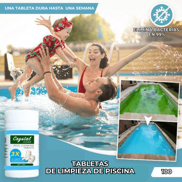 Poolclean™ - TABLETAS PARA LIMPIEZA DE PISCINAS