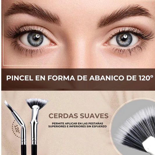 LashLux™ - Cepillo en abanico para rímel 120°