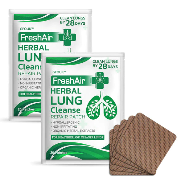 NicotinePatch™ - Parche reparador de limpieza pulmonar a base de hierbas