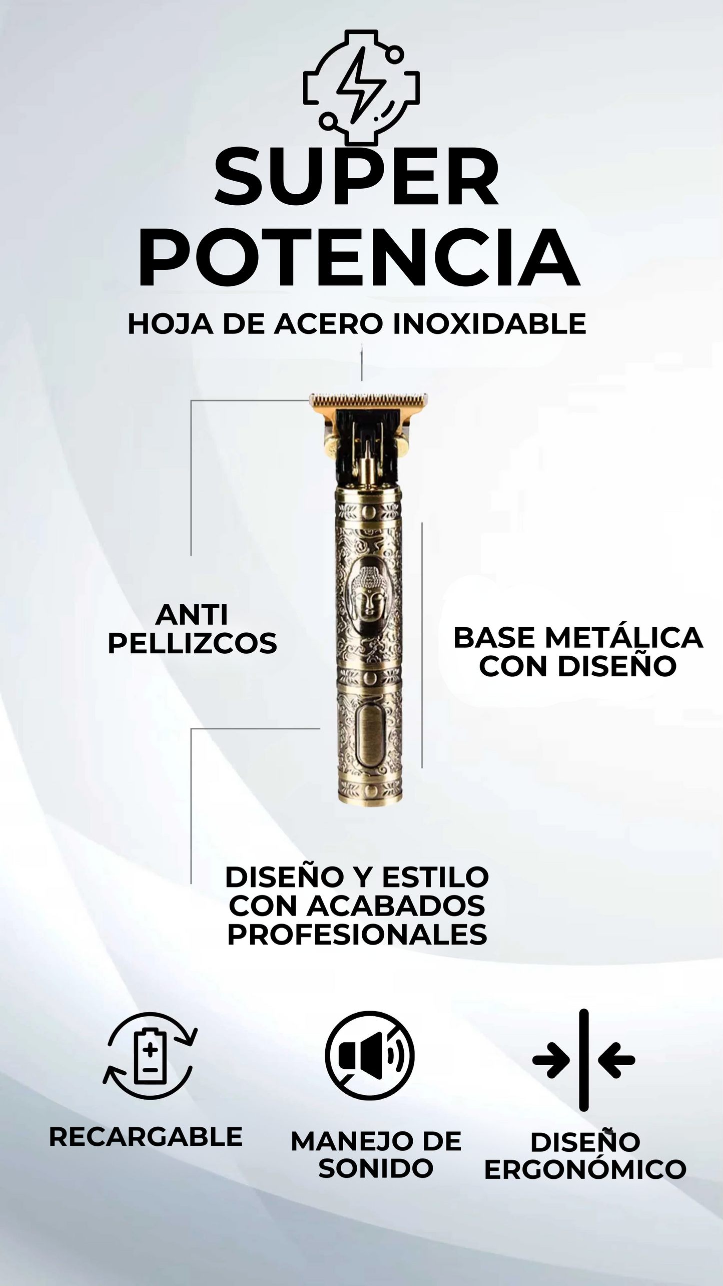 CleanShaver™ - Cortadora de pelo profesional y a su vez inlámbrica