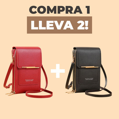 TouchStyle™ - Cartera de cuero todo en uno