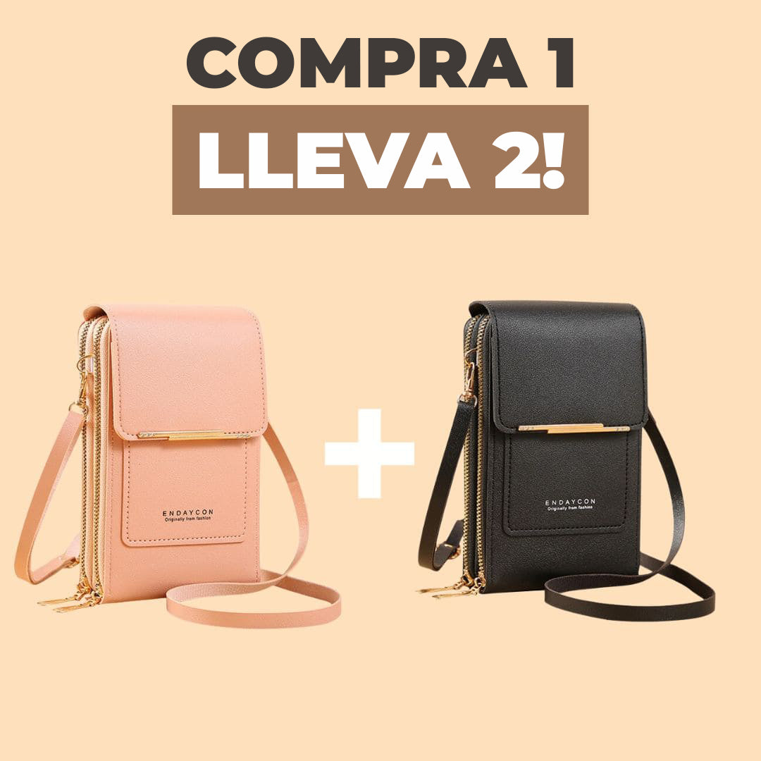 TouchStyle™ - Cartera de cuero todo en uno