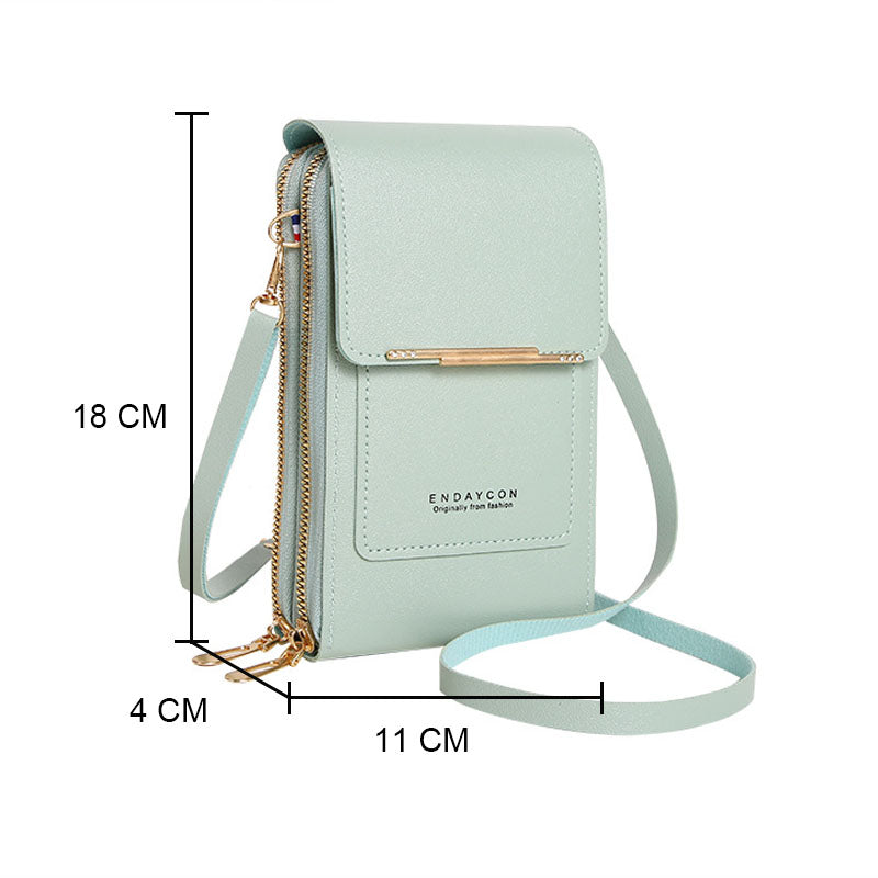 TouchStyle™ - Cartera de cuero todo en uno