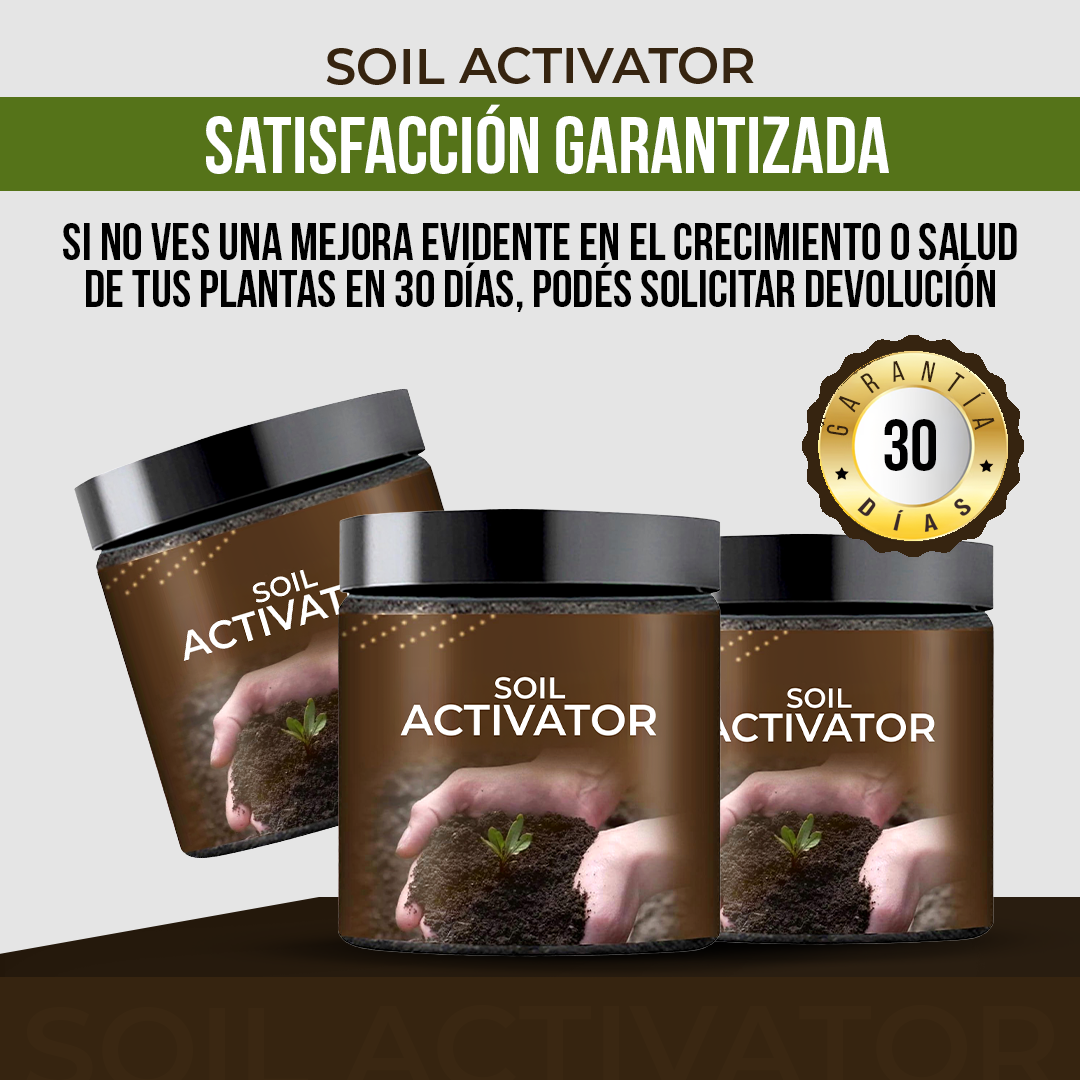 Soil Activator™ - Plantas más fuertes, raíces más vivas.