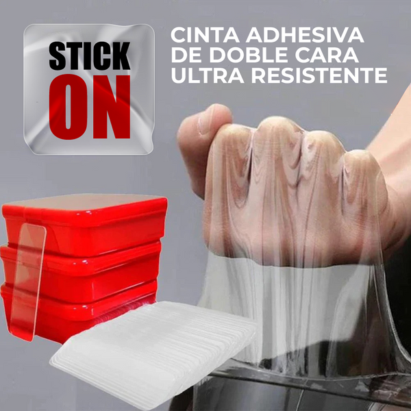 StickOn™ - CINTA ADHESIVA DOBLE CARA ULTRA RESISTENTE