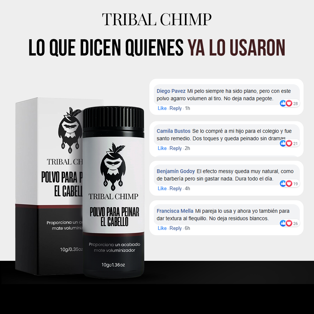 Tribal Chimp™ - Tu estilo en segundos, tu confianza todo el día.