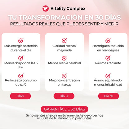 5 en 1 Vitamina B  Vitality Complex™