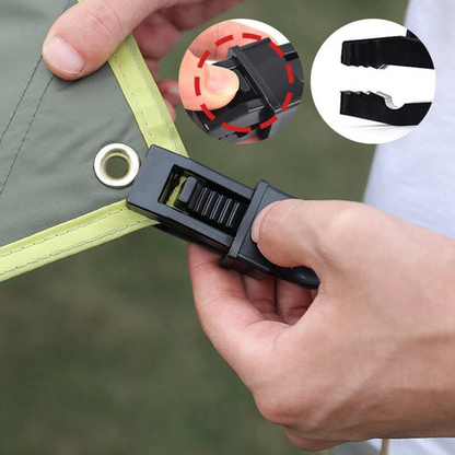 Grip-It™ - Clip resistente para sujetar tiendas, lonas y telas.