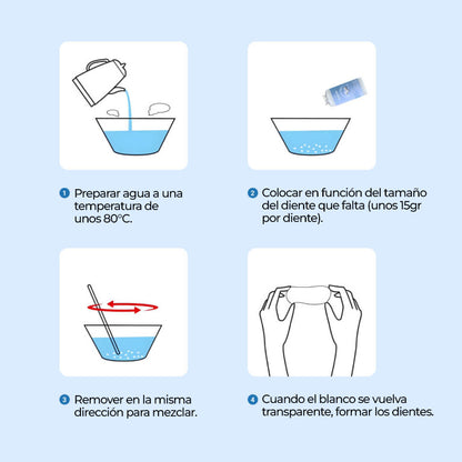 SmileSaver™ - Kit de dientes postizos