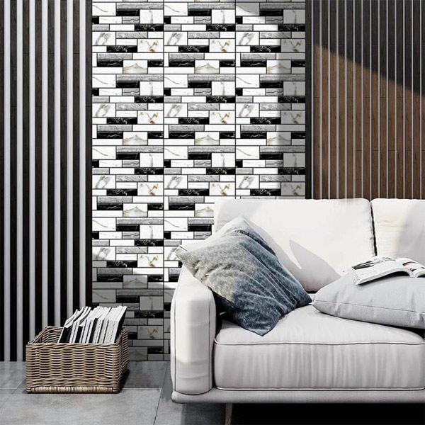 STICKMARBLE™ - ADHESIVOS DE PARED DE MARMOL 3D - SET DE 10 PIEZAS