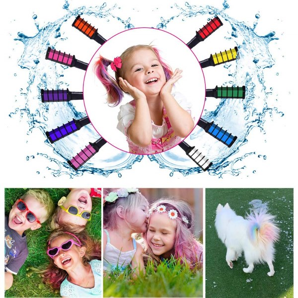SPARKCOLORS™ - PEINES DE TINTE INSTANTÁNEO PARA EL CABELLO - SET DE 10+10 GRATIS