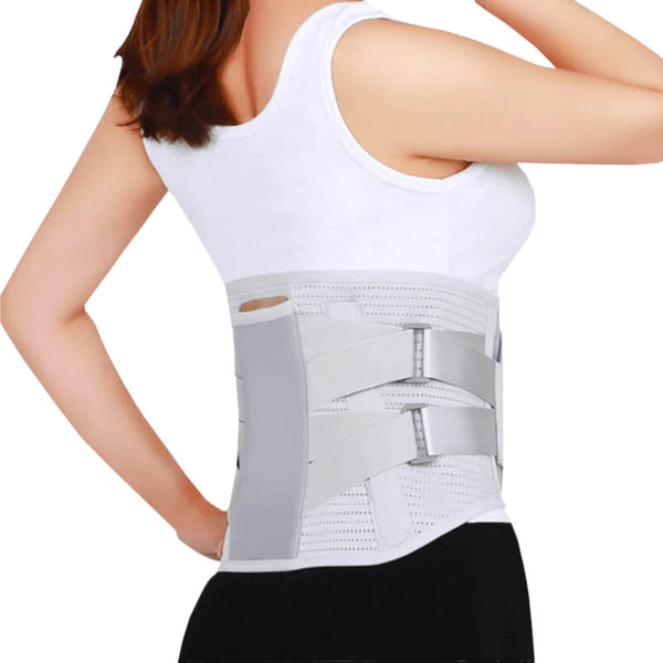 LumbarMate™ -Faja lumbar con soportes de acero y terapia de calor