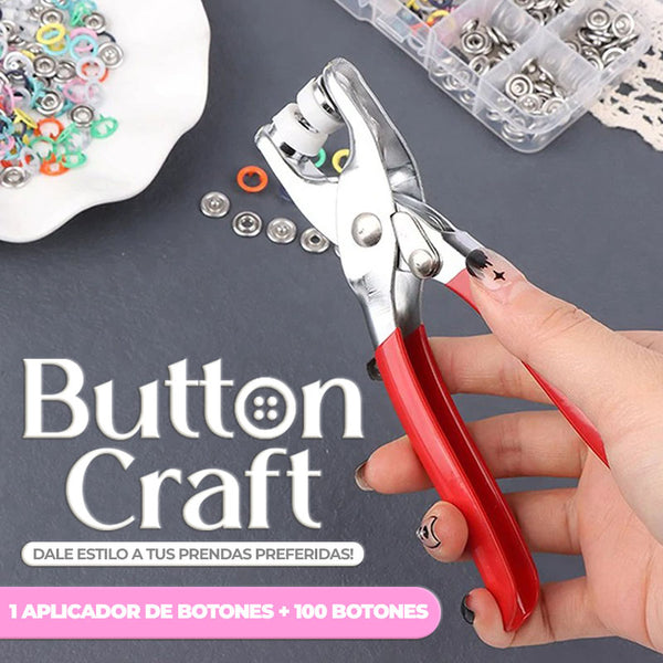 ButtonCraft™ - Juego de alicate de botones a presión