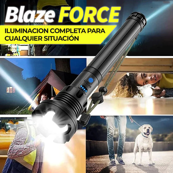 BlazeForce™ - Linterna ultra potente