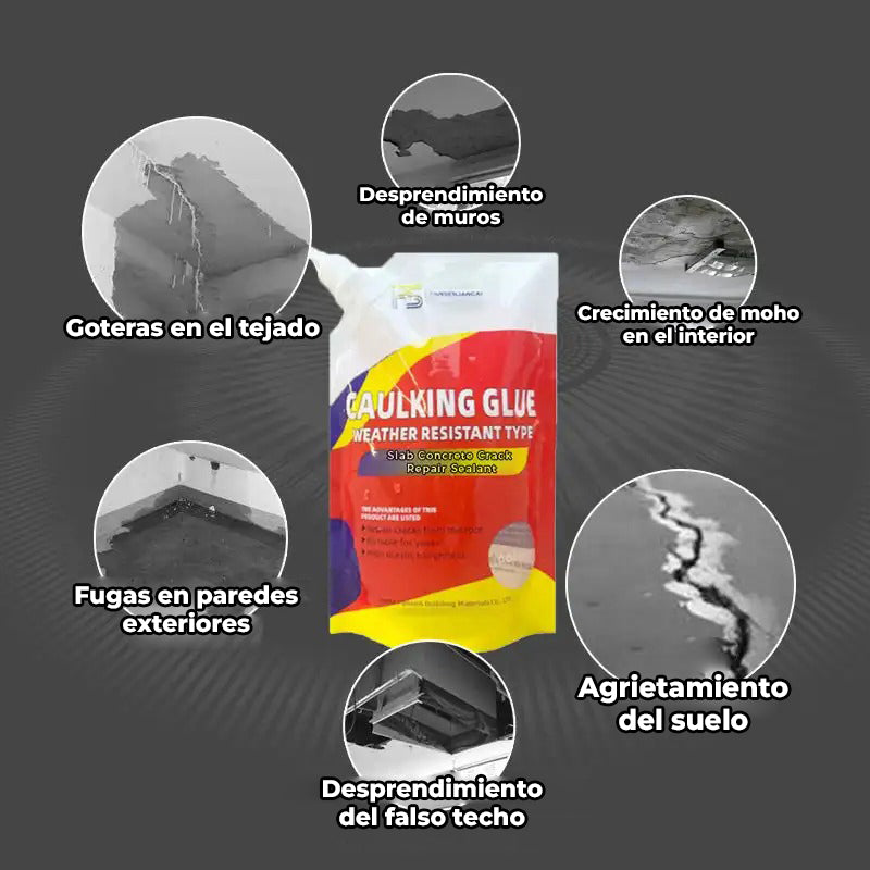 CaulkingGlue™ - Sella grietas en segundos