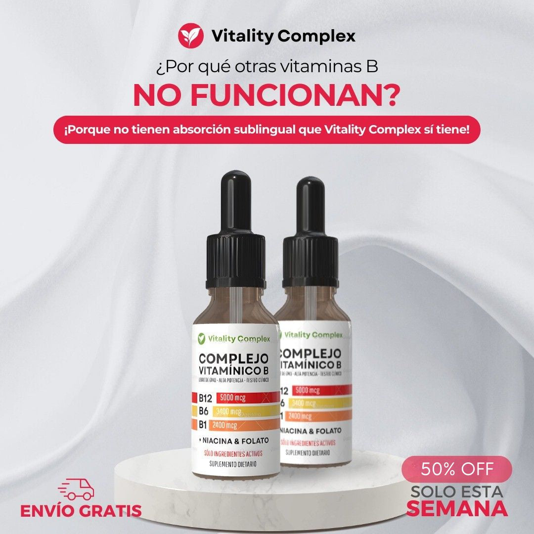 5 en 1 Vitamina B  Vitality Complex™