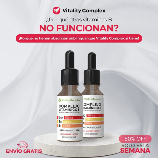 5 en 1 Vitamina B  Vitality Complex™