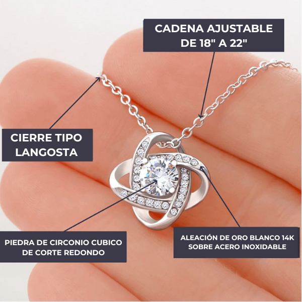 Easycollar - Collar de acero inoxidable para regalar a una hija