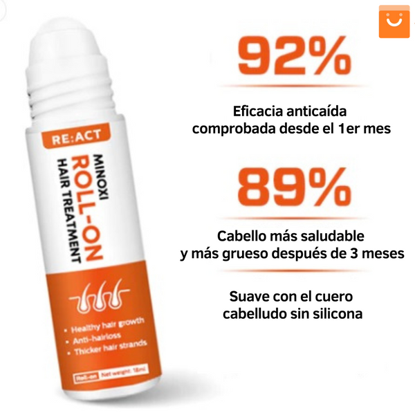 Minoxi™ - tratamiento para el crecimiento del cabello en roll-on