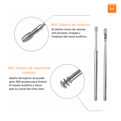 Spiral Ear™  - Herramientas anti cerumen