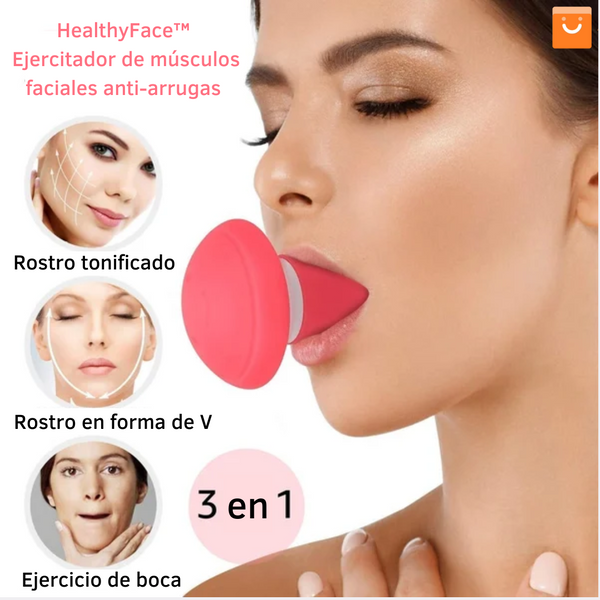 HealthyFace™ - ejercitador de músculos faciales anti-arrugas